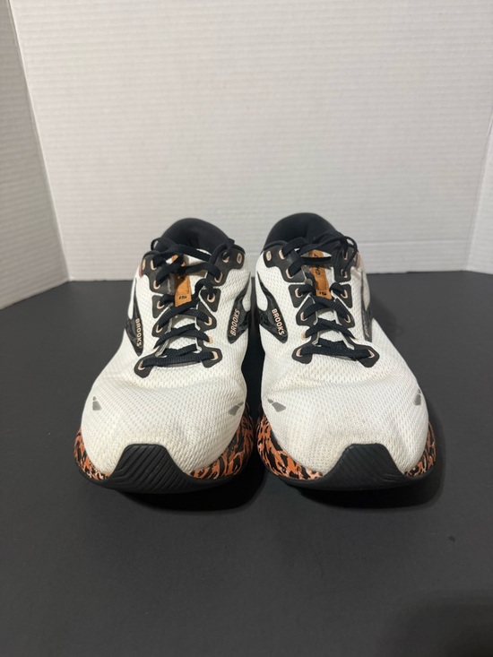 Brooks Ghost 15 Men’s Size 12 White Black Orange Leopard Running Shoes main image 7